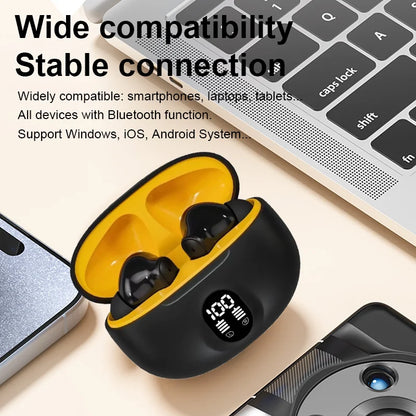 FITHEM HS510 Pro Wireless Earbuds – ENC Noise Cancelling, HiFi Stereo, Bluetooth 5.3 with Voice Assistant