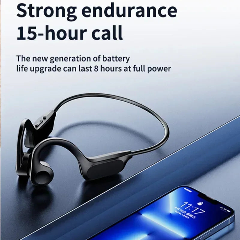 Lenovo Bone Conduction Headphones – Wireless Bluetooth Sport Earphones with Mic, Air Conduction, HiFi Sound