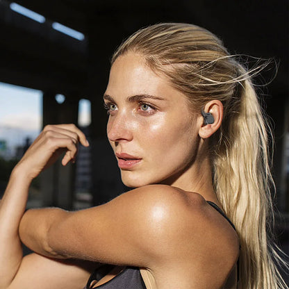 Otemkay Sports Wireless Earbuds with Earhooks – Bluetooth 5.1, HiFi Sound, Secure Fit for Running & Gym